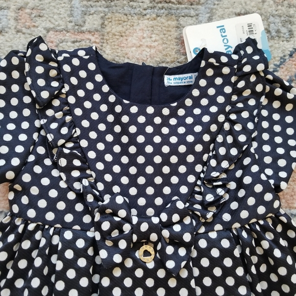 NWT Navy Mayoral Dress 24m - Picture 4 of 4